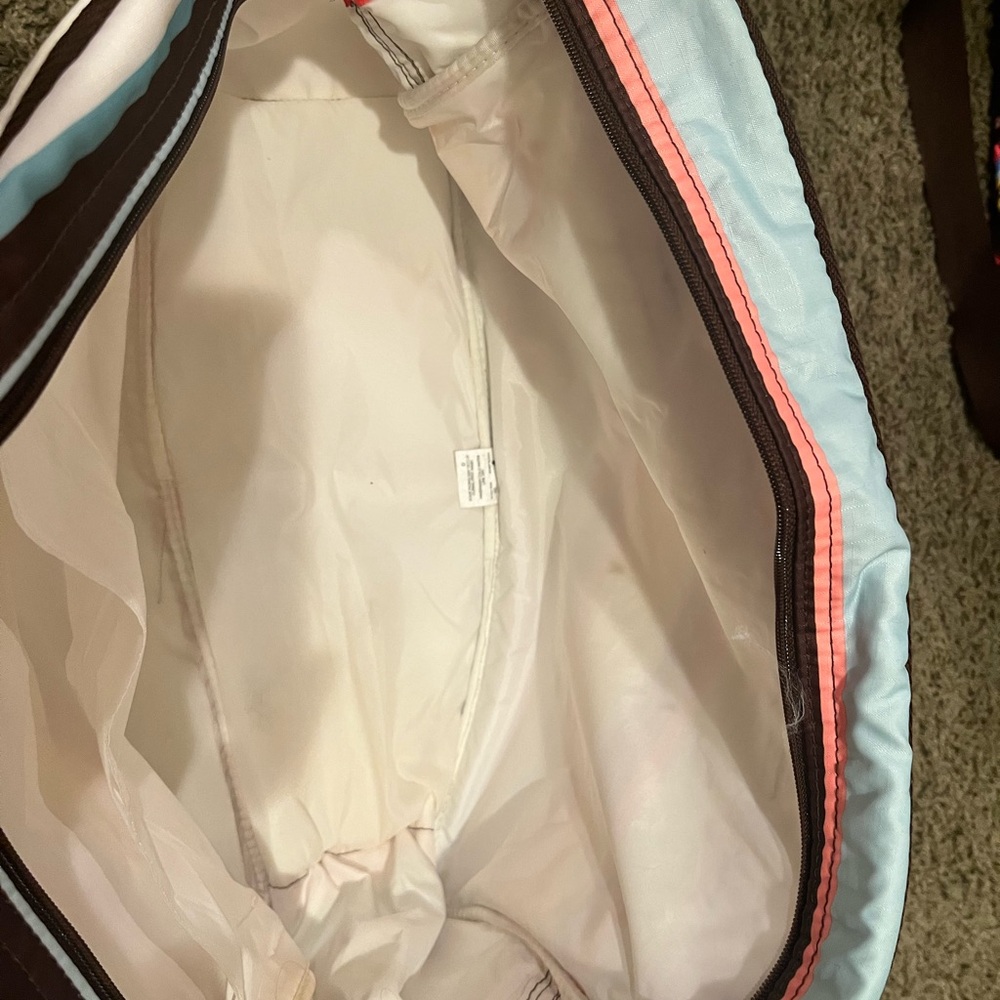 LeSportsac Colorful Floral and Striped Tote Bags - Picture 5 of 5